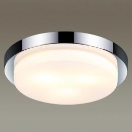 Odeon light 2746/3C DROPS ODL15 608 хром/стекло Н/п светильник IP44 E14 3*40W 220V HOLGER  - 3 купить